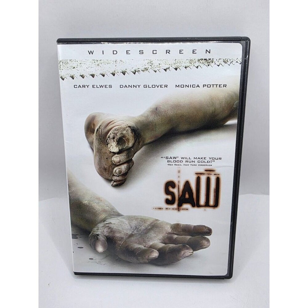 Saw DVD 2004 Widescreen Cary Elwes Danny Glover James Wan Horror Film